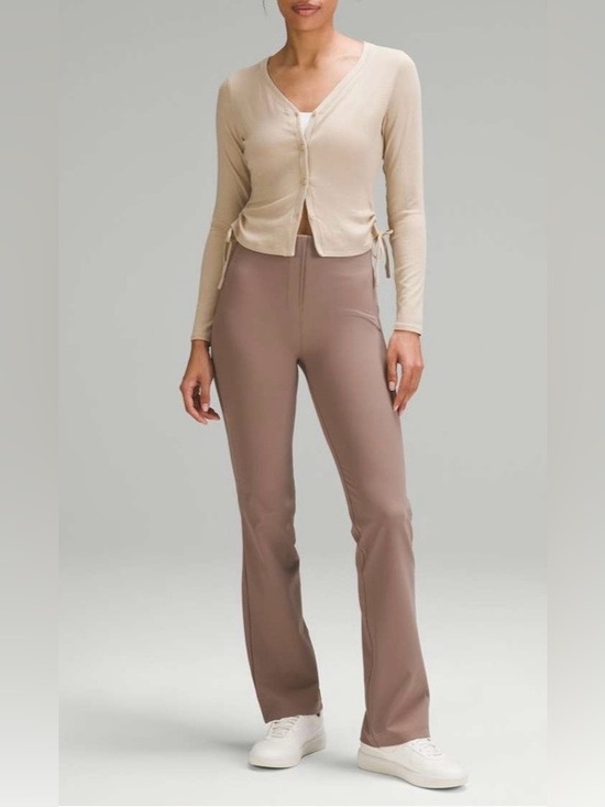 lululemon athletica Pants - Lululemon Smooth Fit Pull-On High-
Rise Pant *Regular, size 8, tauptastic colour